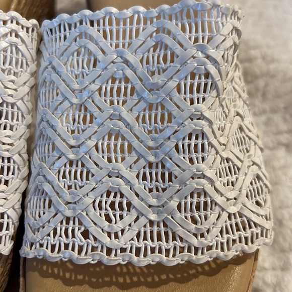Cliffs by White Mountain Women's Biankka Platform White Sandals Size 9 - Picture 10 of 10